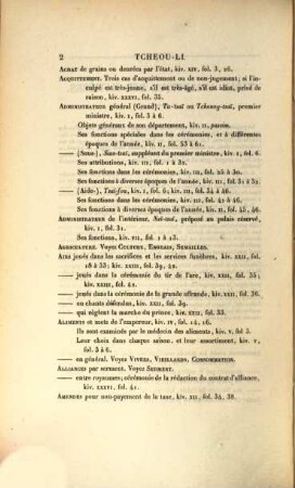 Le Tcheou-li : ou rites des Tcheou, [3]. Table analytique