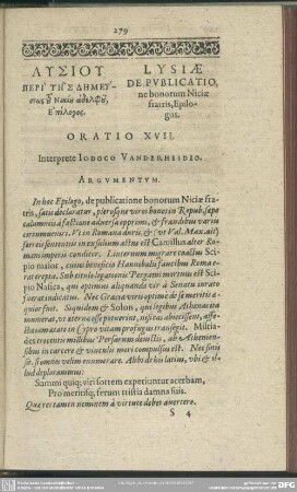 [Oratio XVII. De publicatione bonoru[m] Niciae fratris Epilogus]