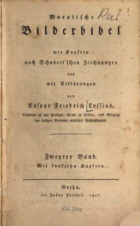 Moralische Bilderbibel, 2