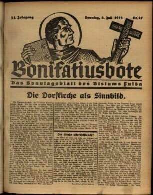 Ausgabe vom Sonntag, den 08. Juli 1934.