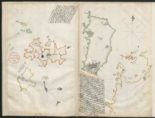 Illustration: f. 1c-1d Insel Kalymnos und Rhodos