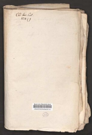 München, Hofbibliothek (17. Jh.): Verzeichnis von Libri Mixti, 1638 - BSB Cbm Cat. 124 g