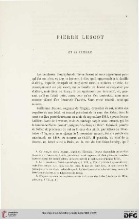 6: Pierre Lescot et sa famille