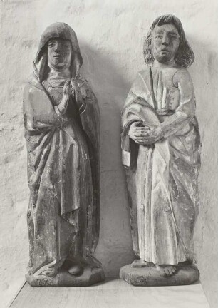 Maria und Joseph einer Kreuzigungsgruppe