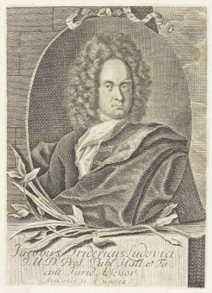 Bildnis des Jacobus Fridericus Ludovici