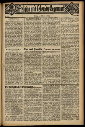 Zweite Ausgabe vom Sonntag, den 01. November 1931.