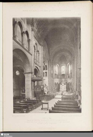 Koeln a. Rh., Gross St. Martin, Benedictinerschottenabteikirche, Langhaus und Chor