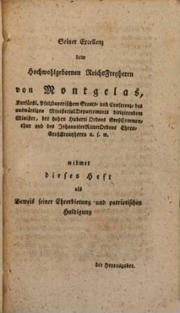 Argus : eine Zeitschrift für Franken und die angrenzenden Länder, 1. 1803, 2