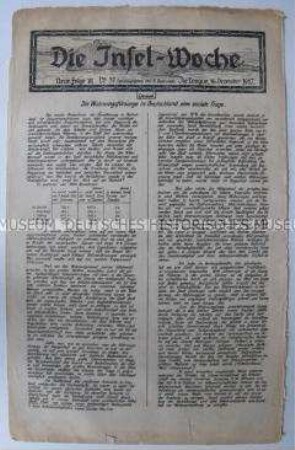 Lagerzeitung aus einem französischen Kriegsgefangenen-Lager