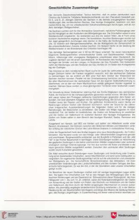 Geschichtliche Zusammenhänge