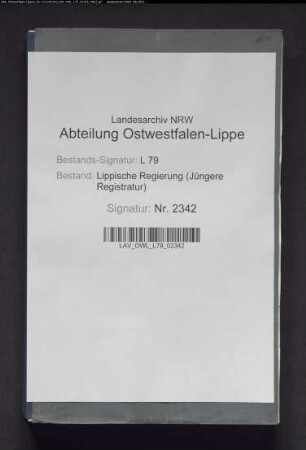 Gewerbliche Verhandlungen aus dem Amt Hohenhausen