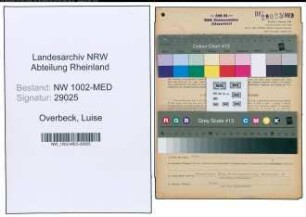 Entnazifizierung Luise Overbeck , geb. 31.12.1911 (Krankenschw.)