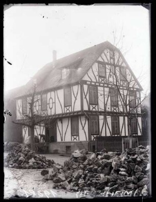 Fachwerkhaus, Foto: Schuster 1905