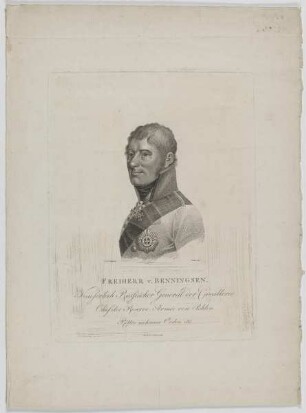 Bildnis des Levin August Theophil von Bennigsen