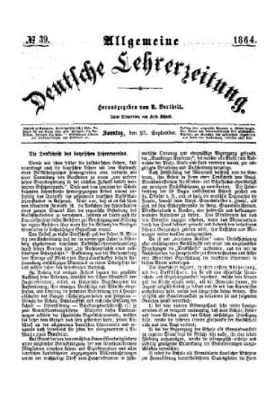 Die Denkschrift des bayrischen Lehrervereins