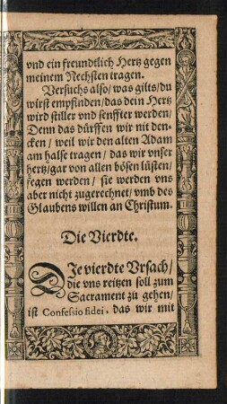 Die Vierdte.
