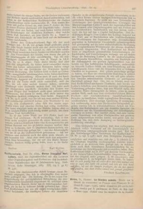 358-360 [Rezension] Weiss, N., La chambre ardente. Ètude sur la liberté de conscience en France sous François I et Henri II (1540 - 1550), suive d‘environ 500 arrêts inédits, rendus par le parlement de Paris de Mai 1547 a Mars 1550