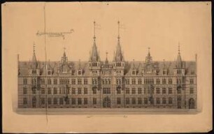Postgebäude, Braunschweig: Ansicht