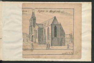 Zeichnung: Breslau, Barbara-Kirche