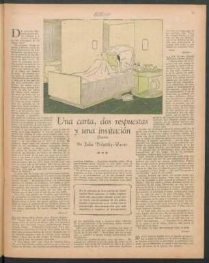 Una carta, dos respuestas y una invitación : Cuento