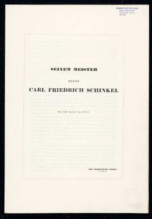 Gesellschaftslokal und Bahnhof, Pawlowsk: Erläuterungstext (aus: Architektonisches Album, Bd. 1, H.1, hrsg.v. Stüler, Knoblauch, Salzenberg, Strack, Runge, 1838)