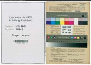 Entnazifizierung Johann Breyer , geb. 24.06.1898 (Kranfuehrer)