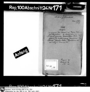 Die eingesandten Zinscoupons von Kaiserlich Österreichischen Obligationen, die Mortifikation von abhanden gekommenen Osnabrückschen Landesobligationen und die Aufkündigung sämtlicher bei Privaten stehender Aktivkapitalien des vormaligen Domkapitels