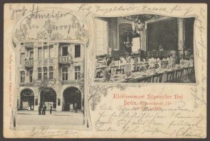 Ansichtskarte "Etablissement Köpenicker Hof", Köpenicker Straße 174 [1/2]