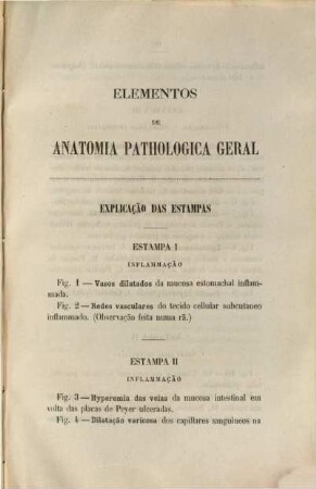 Elementos de anatomia pathologica geral, [2]. [Atlas]