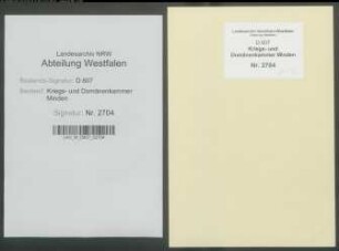 Prästationsregister der Vogtei Enger des Amtes Sparrenberg - Band 1