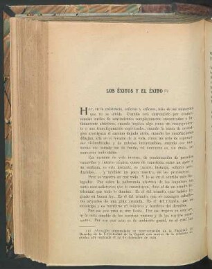 Los éxitos y el éxito