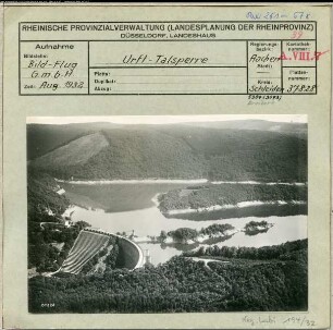 Urfttalsperre, Talsperre