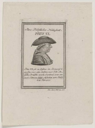 Bildnis des Pius VI.