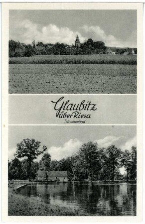 Glaubitz. Schwimmbad