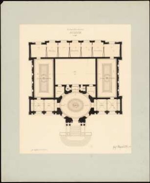 Museum: Grundriss 1:100