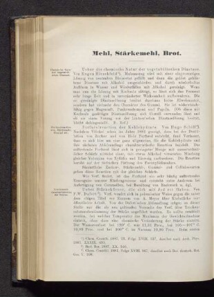 Mehl, Stärkemehl, Brot