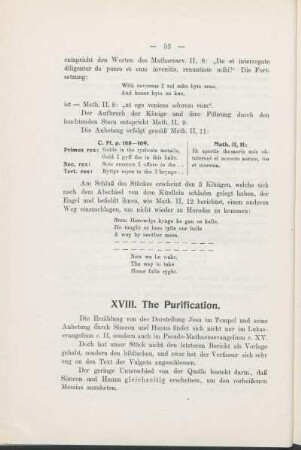 XVIII. The Purification.