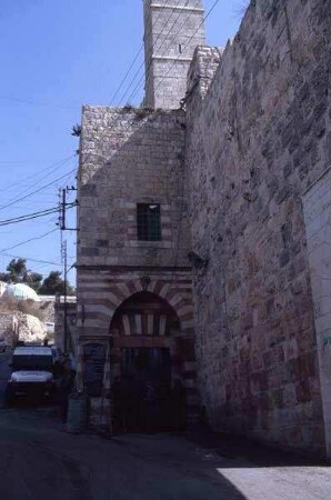 Hebron - Eingang zur Haram el-Khalil [Israel-Exkursion]