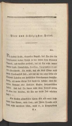 Vier und sechszigster Brief