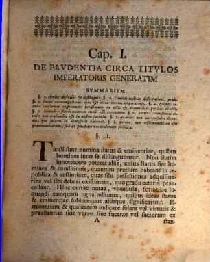 Iurisprudentia publica circa titulos officii imperatoris augustissimi
