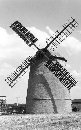 Doberschütz-Paschwitz. Mühle Friedemann, Turmholländer, Mühlweg 4