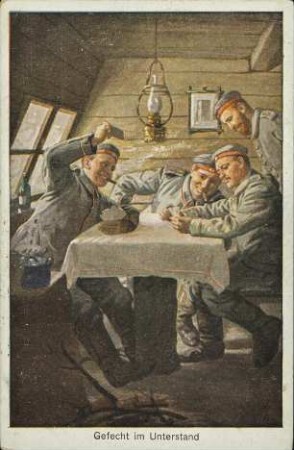 Gefecht im Unterstand