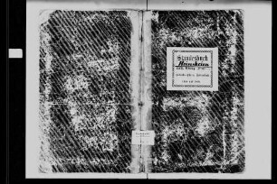 Heinsheim, evangelische, katholische und israelitische Gemeinde: Standesbuch 1868-1869