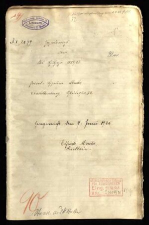 1924/25: Jahresbericht Schuljahr ... - 1924/25
