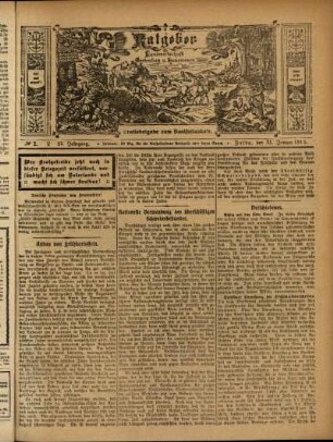 Ausgabe vom Sonntag, den 31. Januar 1915.