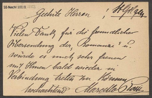 Brief an B. Schott's Söhne : 02.09.1895
