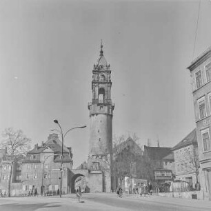 Reichenturm : Bautzen. Reichenturm mit Reichentor, Kornmarkt