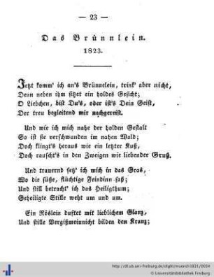 Das Brünnlein