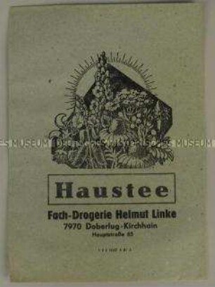 Tüte für Haustee