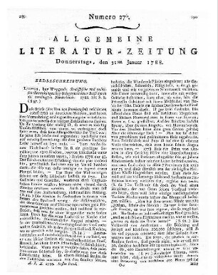 Monatsregister vom Januar 1788
